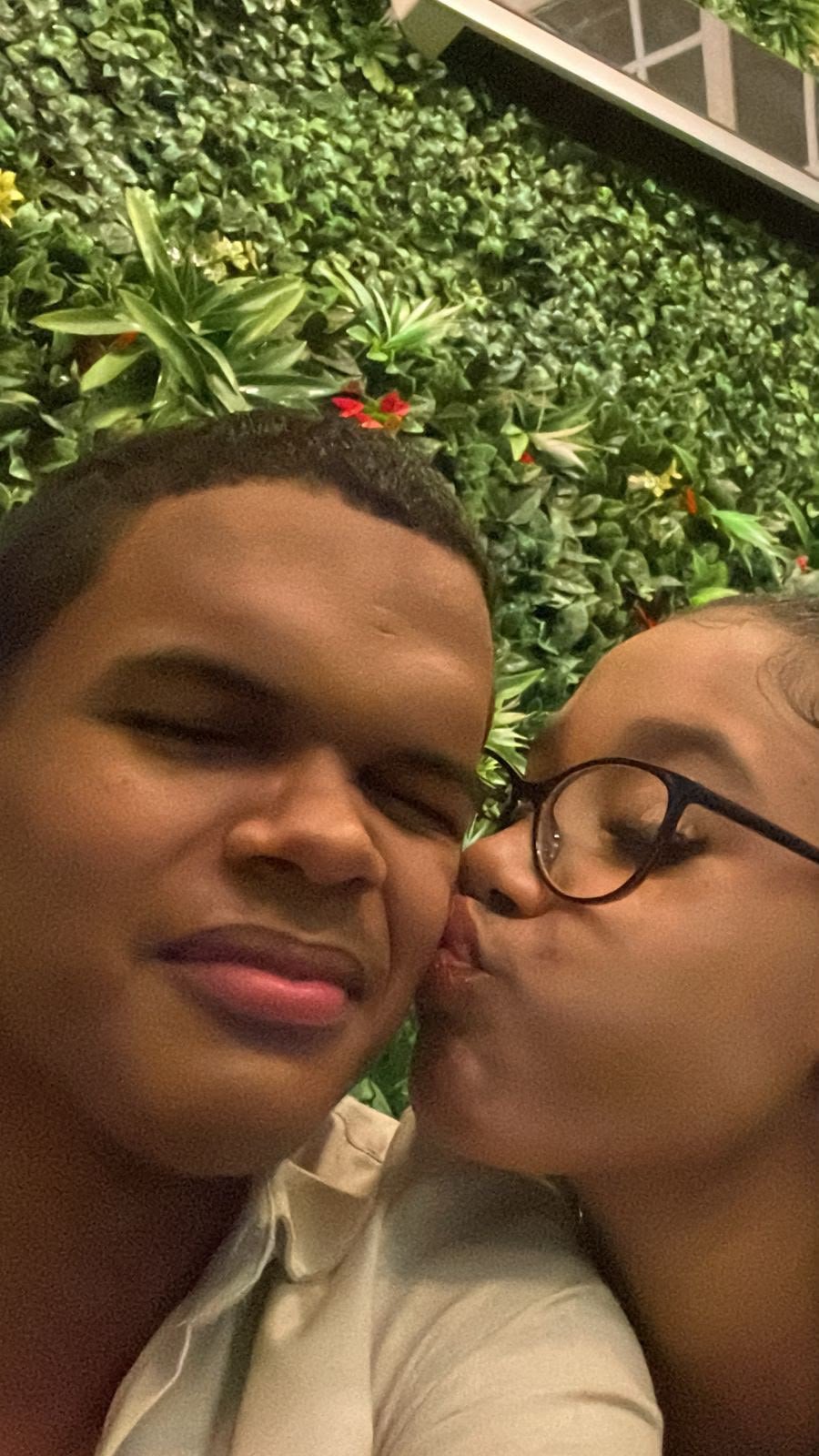 Un beso lleno de cariño
